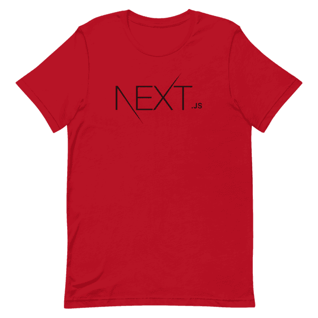 Red / S Next.js T-Shirt